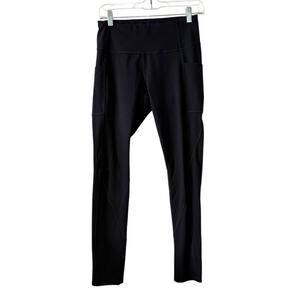 Heath yoga Black High-Waisted Leggings with Pockets - Size Medium